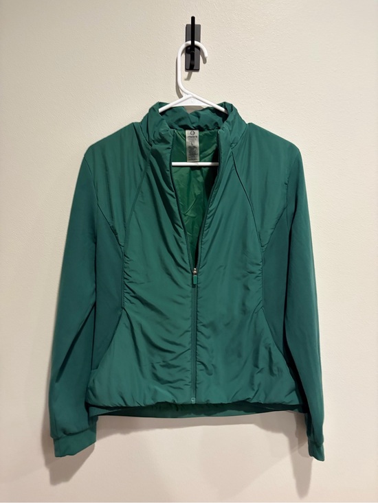 Mono B Jackets & Blazers - Mono B Teal Green Lightweight Zip Bomber Jacket